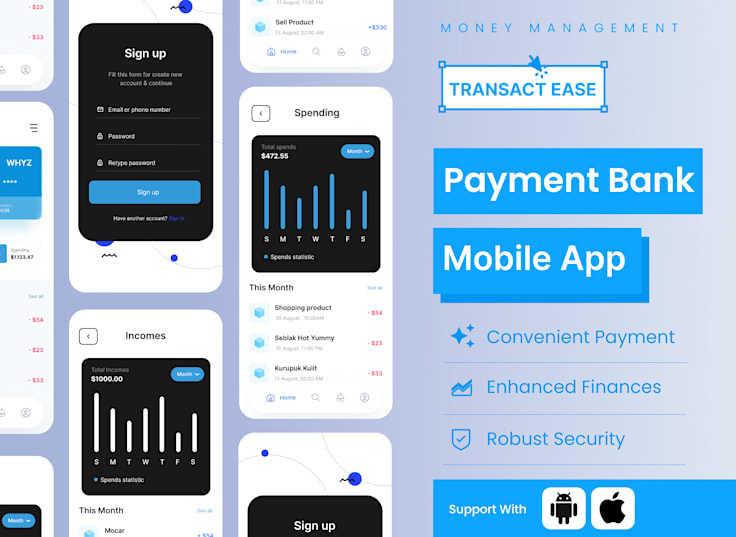 Transact Ease Payment Mobile App